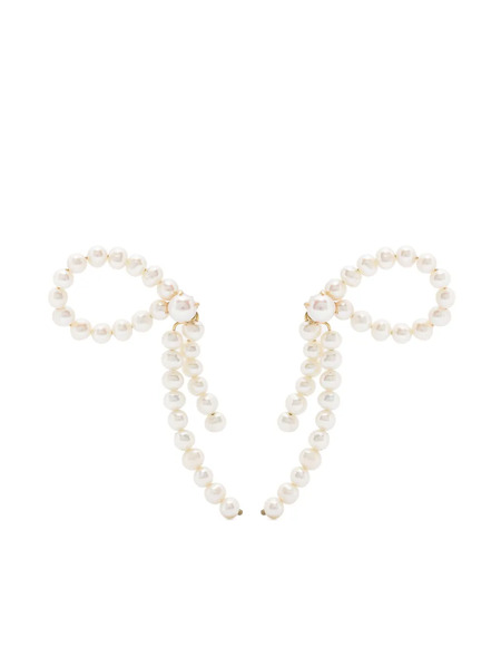  Beatriz Palacios Half Bow Earrings - Gold 