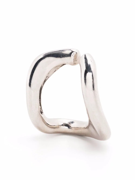  Beatriz Palacios Large Recycled Silver Ear Cuff 