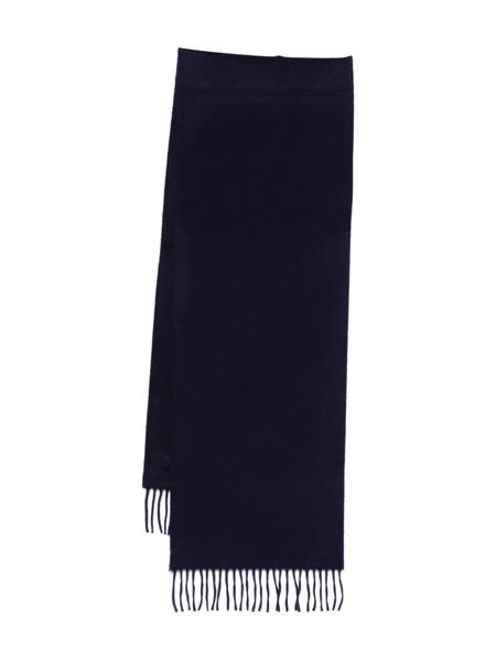  Begg X Co Plain Fringed Scarf - Blue 