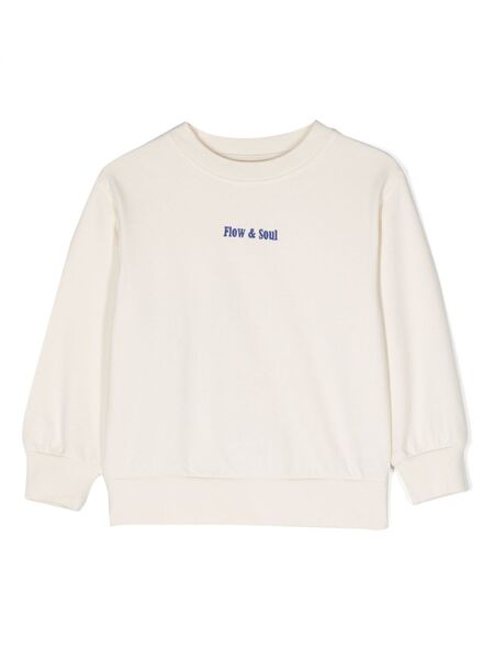  Bellerose Chami Embroidered Sweatshirt - Neutrals 