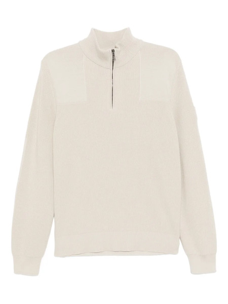  Belstaff Commander Zip-up Jumper - Neutrals 