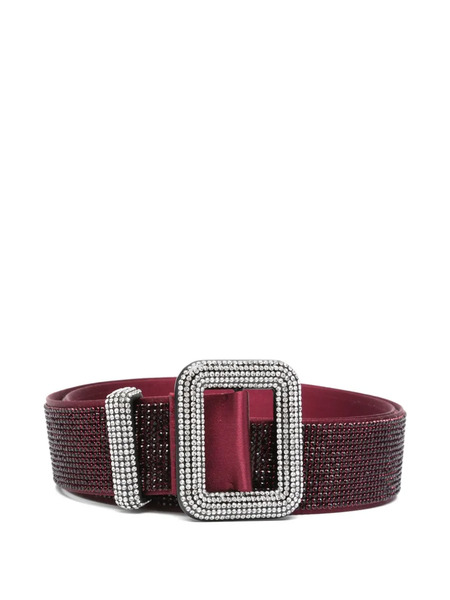  Benedetta Bruzziches Crystal-embellished Belt - Red 