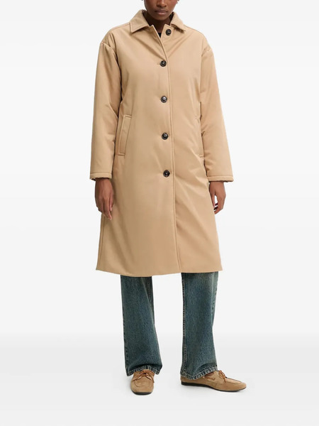  Benetton Buttoned Coat - Neutrals 