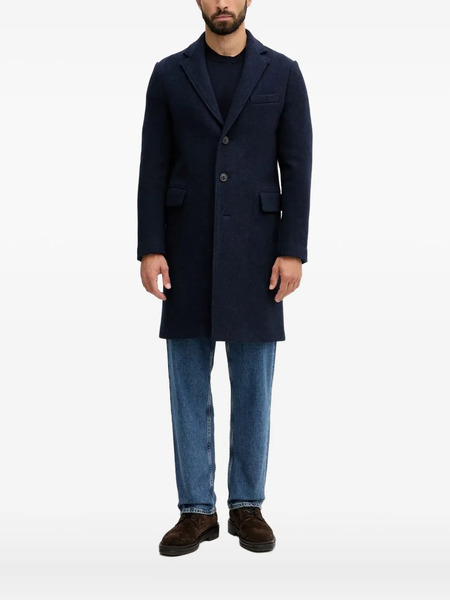  Benetton Buttoned Pocket Coat - Blue 