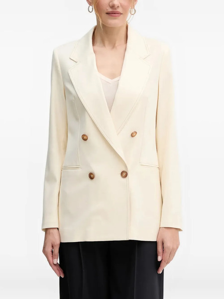  Benetton Double-breasted Button Top - Neutrals 