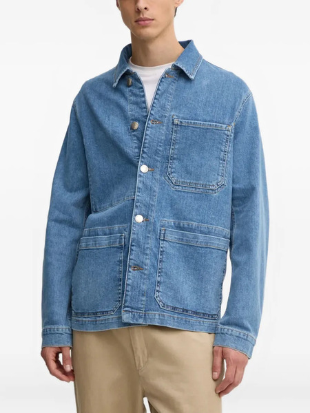  Benetton Pocket-chest Jacket - Blue 