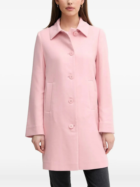  Benetton Single-breasted Coat - Pink 