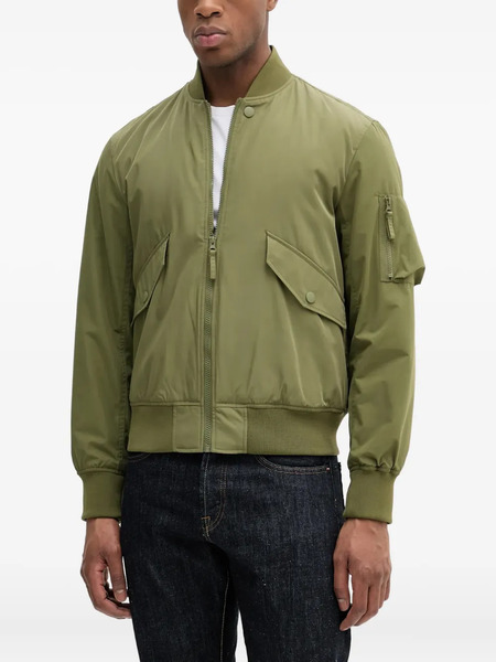  Benetton Sleeve-pocket Jacket - Green 