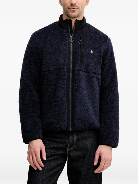  Benetton Zip-fastening Jacket - Blue 