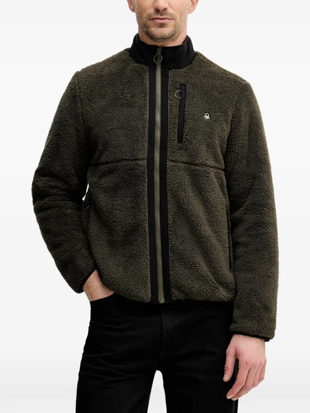  Benetton Zip-fastening Jacket - Green 