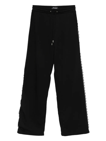  Benjamin Benmoyal Lace-trim Track Pants - Black 