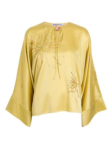  Bernadette Naomi Embellished Top - Gold 