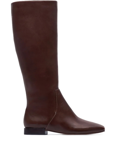  Bernardo Barnes Square-toe Riding Boots - Brown 