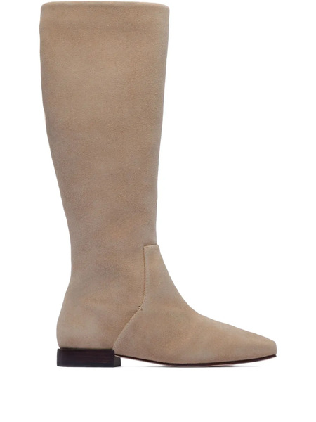  Bernardo Barnes Suede Boots - Neutrals 
