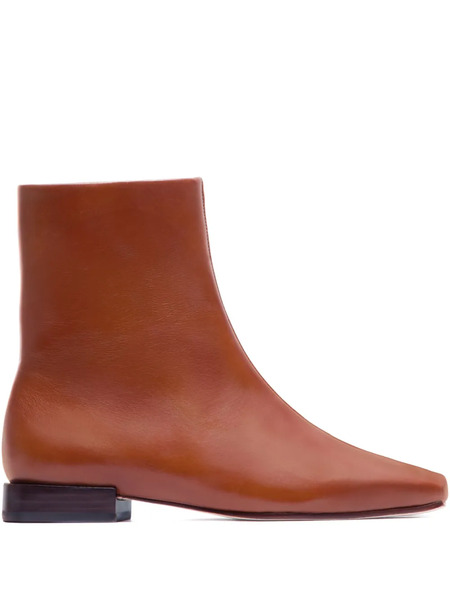  Bernardo Belfast Zip-detail Square-toe Boots - Brown 