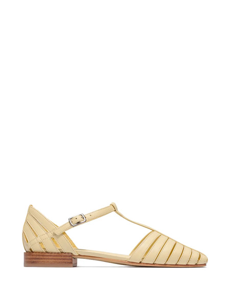  Bernardo Brighton T-strap Flat Pumps - Neutrals 