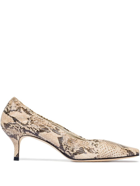  Bernardo Bernardo 1946 57mm Manu Snakeskin-effect Pumps - Neutrals 