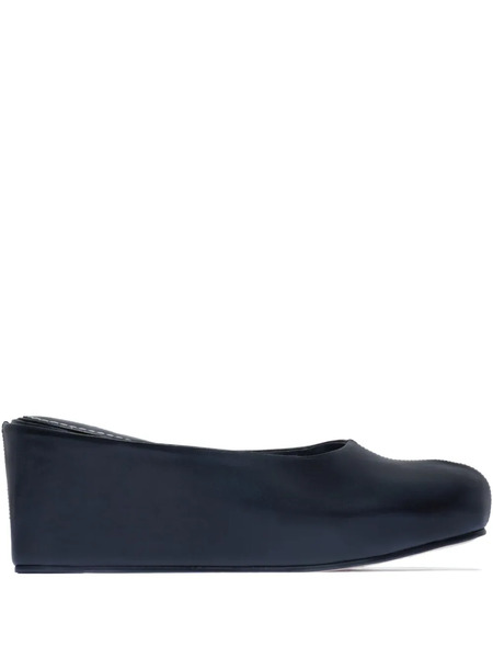  Bernardo Bernardo 1946 76mm Vivi Wedge Platform Mules - Black 