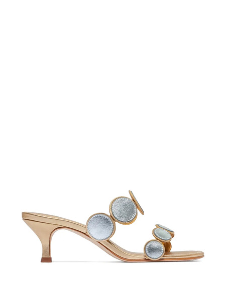  Bernardo Prya Circle Sandals - Silver 