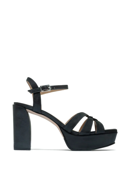  Bernardo Strappy Platform-heel Sandals - Black 