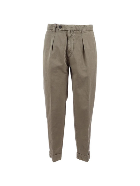 Berwich Pleated Trousers - Green 