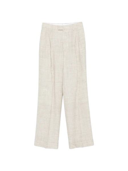  Berwich Simona Pleated Trousers - Neutrals 