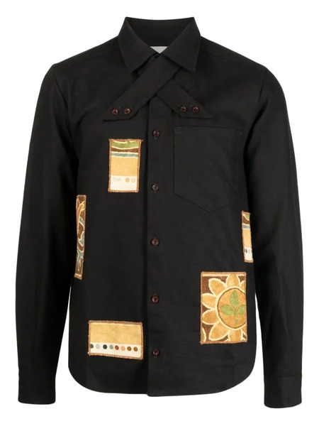  Bethany Williams Patchwork Panelled Shirt - Black 
