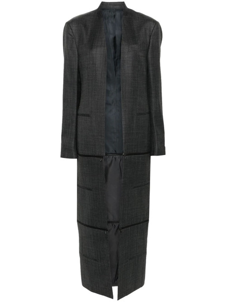  Bettter X Zegna Transformer Collarless Coat - Grey 