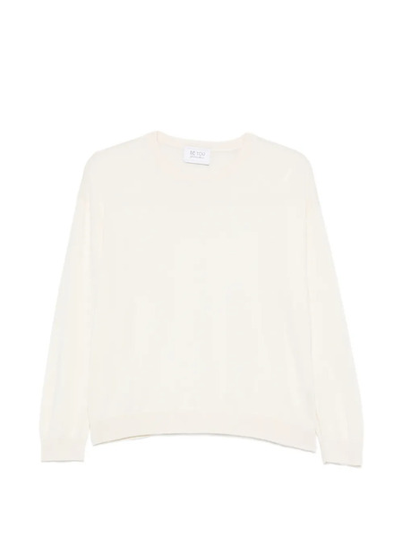 Beyou Round-neck Sweater - Neutrals 