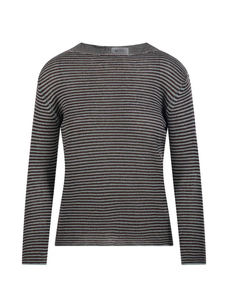 Beyou Striped Sweater - Brown 