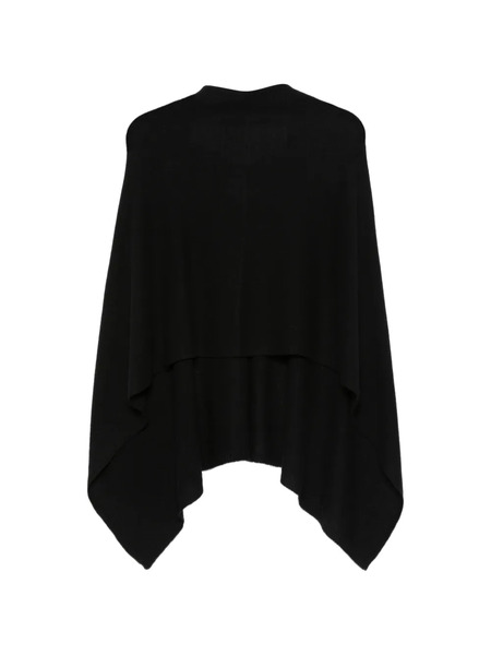  Beyou V-neck Poncho - Black 