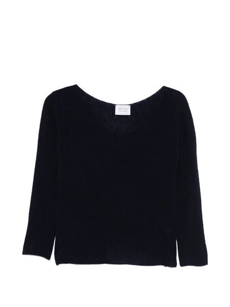  Beyou V-neck Sweater - Blue 