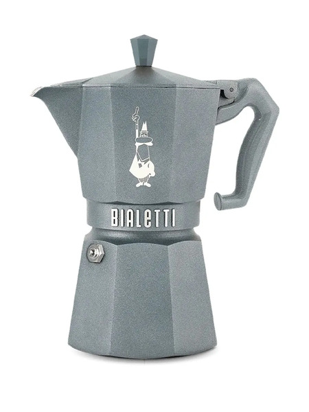  Bialetti Steel Coffee Pot - Silver 