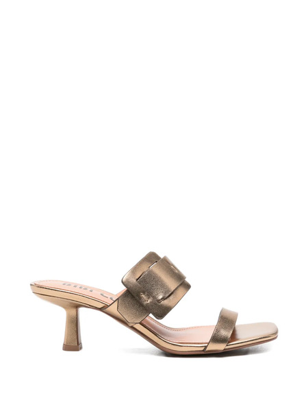  Bibi Lou Buckle-strap Mules - Brown 