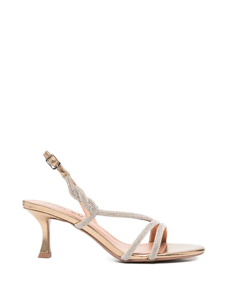 Bibi Lou Embellished Strap Sandals - Brown 