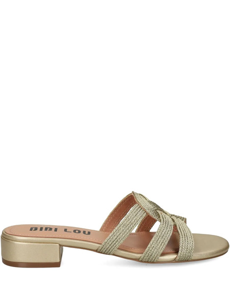 Bibi Lou Leather Sandals - Gold 