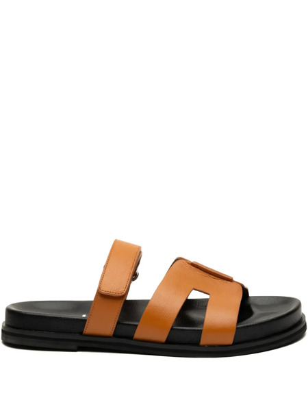  Bibi Lou Leather Slides - Brown 