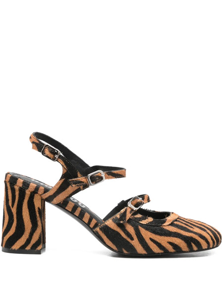  Bibi Lou 85mm Buckle-fastening Pumps - Brown 