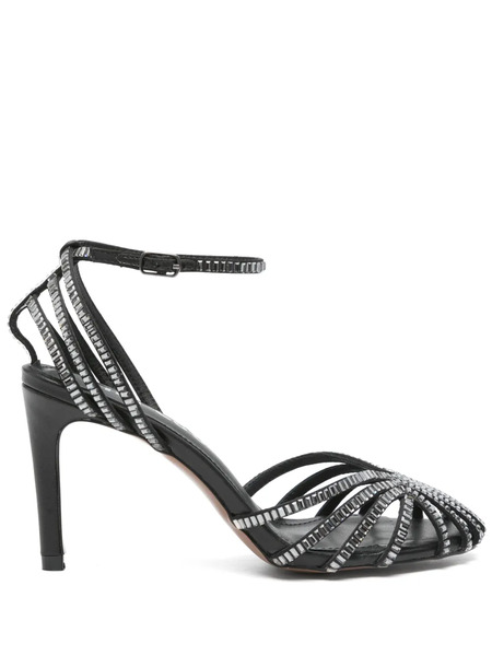  Bibi Lou 85mm Crystal-embellished Pumps - Black 