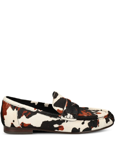  Bibi Lou Patterned Strap Loafers - White 