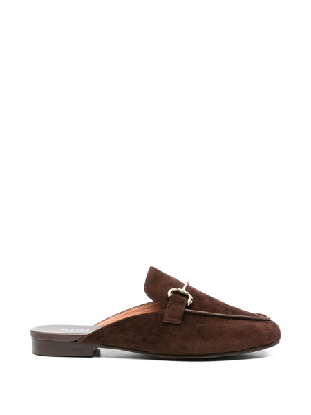  Bibi Lou Suede Mules - Brown 