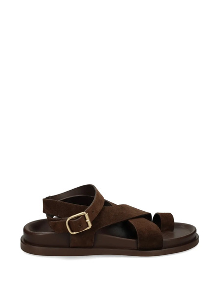  Bibi Lou Suede Sandals - Brown 