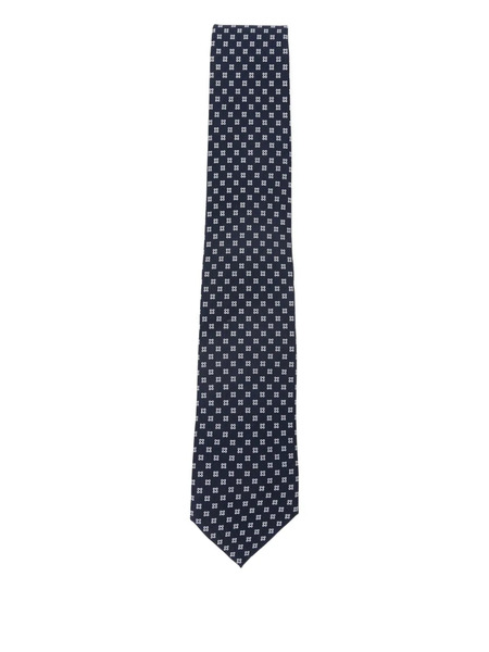  Bigi Milano Patterned Tie - Blue 