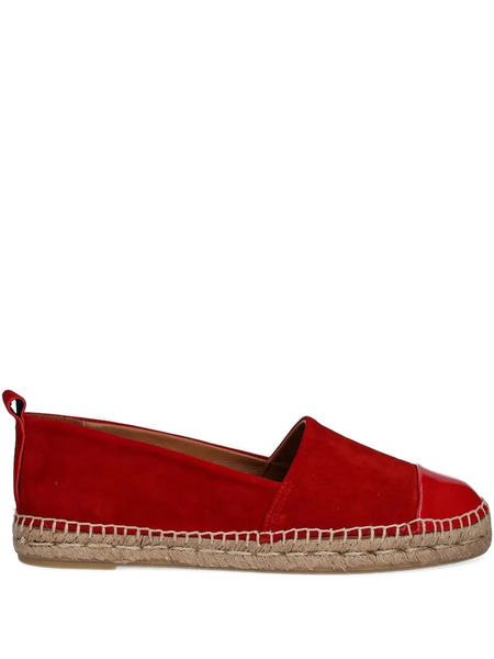  Billi Bi Suede Espadrilles - Red 