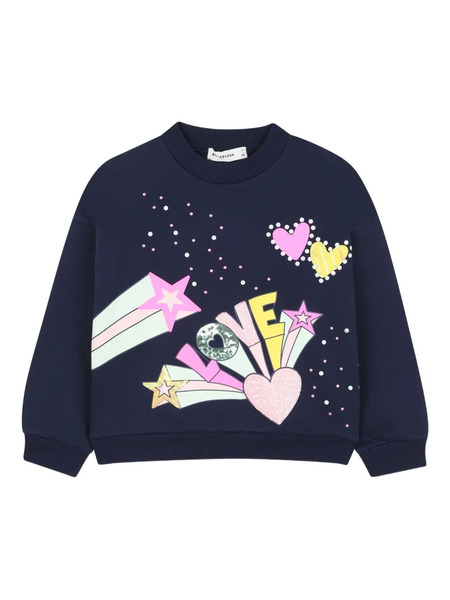  Billieblush Graphic-print Sweatshirt - Blue 