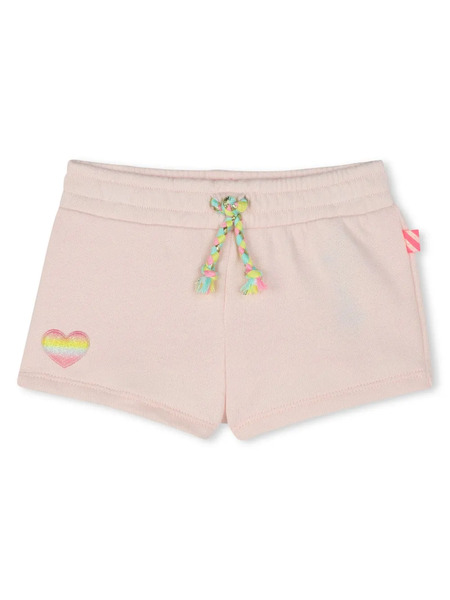  Billieblush Heart-patch Shorts - Pink 