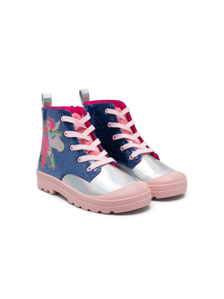  Billieblush Panelled Boots - Blue 