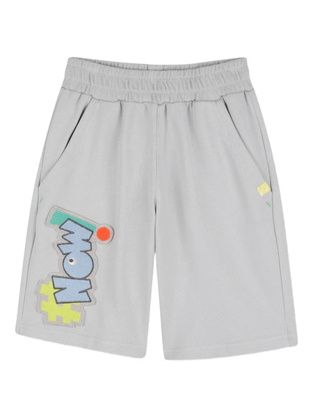  Billieblush Patch-appliqué Bermuda Shorts - Grey 