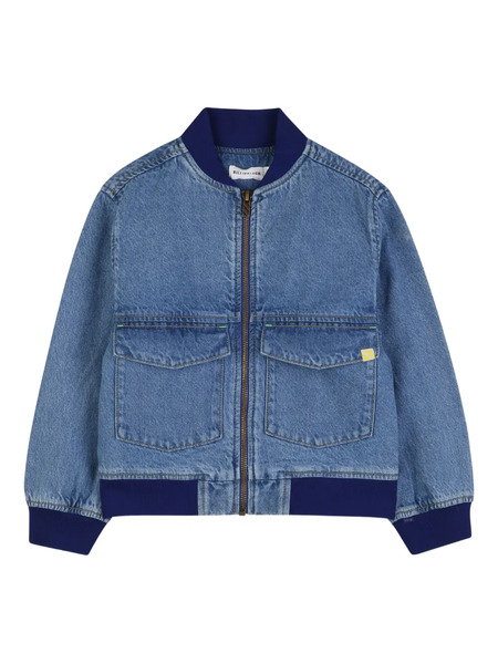  Billieblush Patch-appliqué Denim Jacket - Blue 