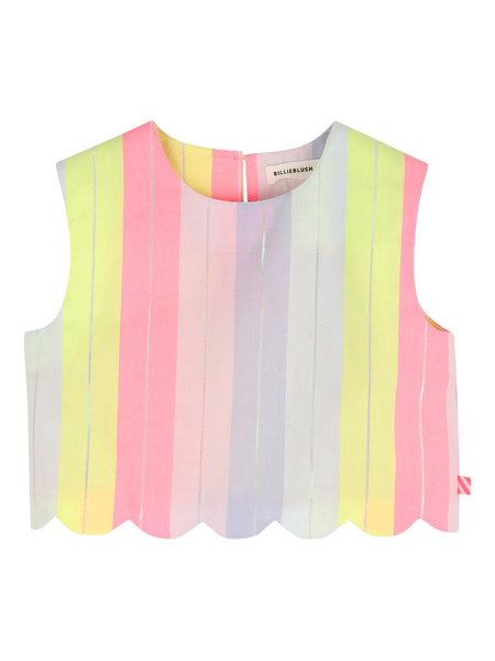  Billieblush Striped-pattern Top - Pink 